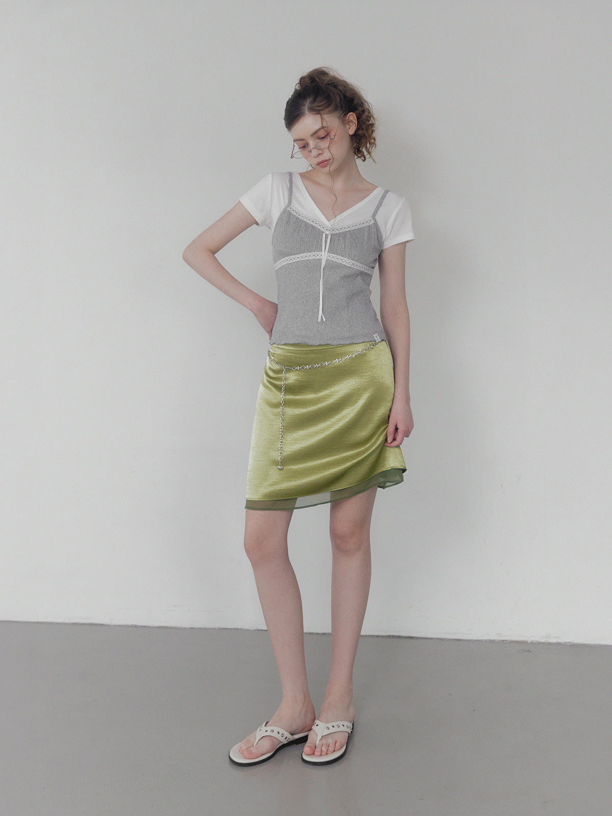 Palet v wrap short sleeve t-shirt