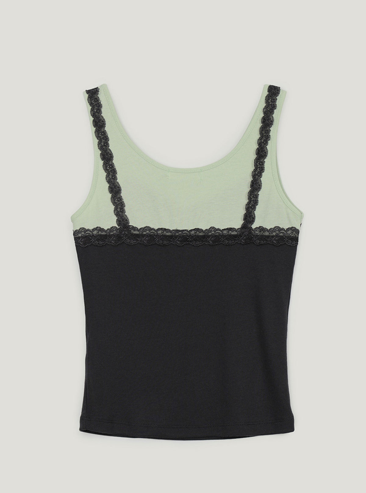 Deoel Contrast Layered Strap Sleeveless Top