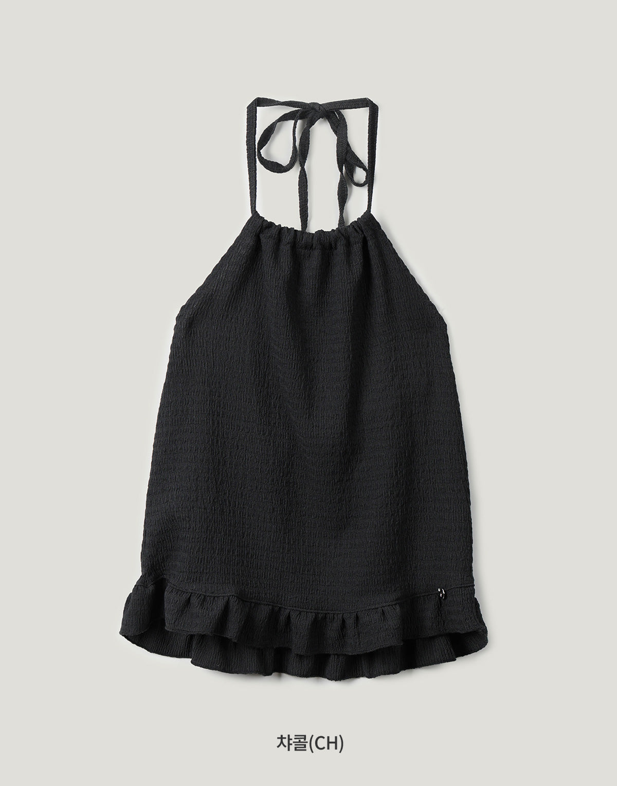【TWEE】Neun Falten Neckholder-Bustier