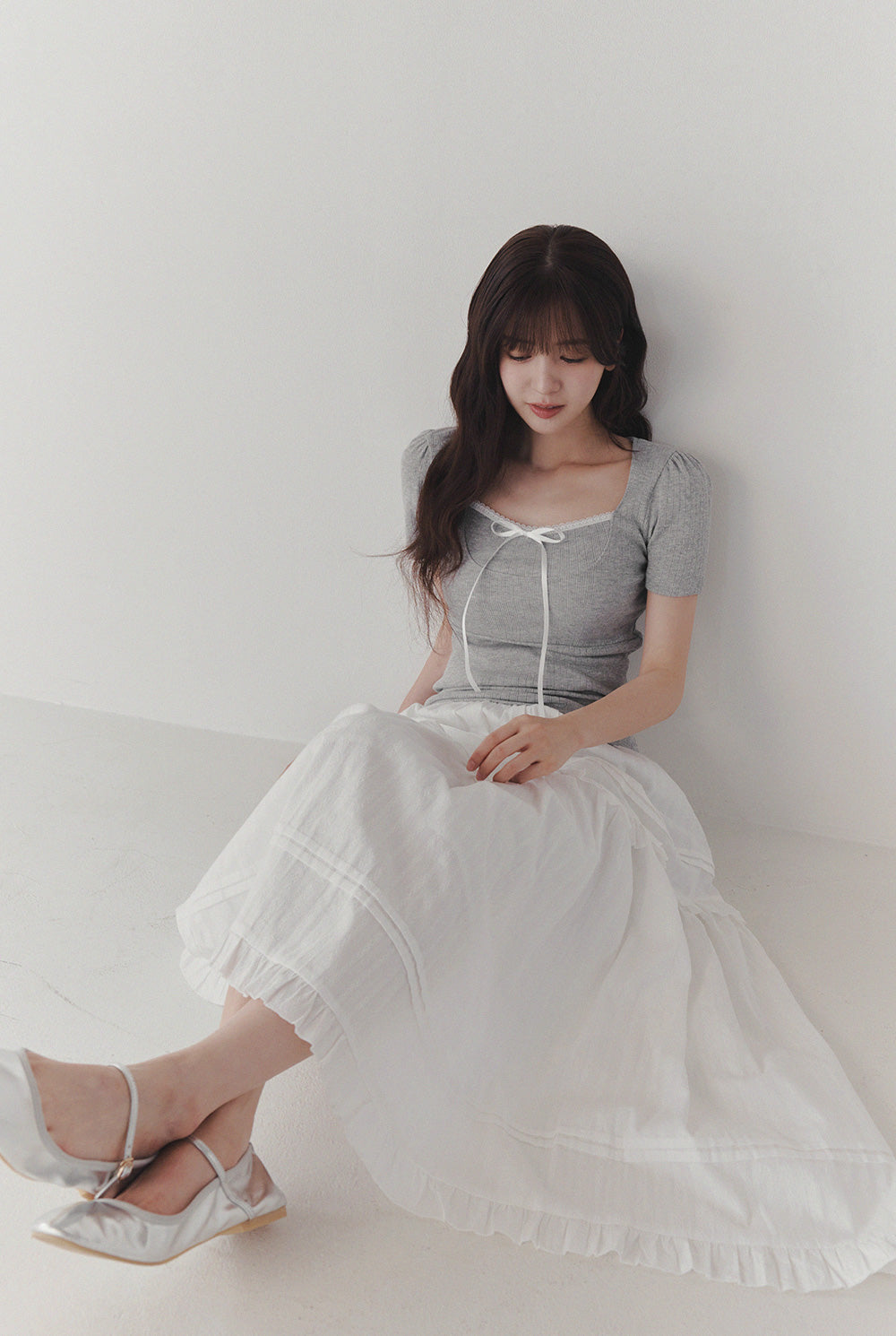 Lecheux Tie Lace Short-Sleeve T-Shirt