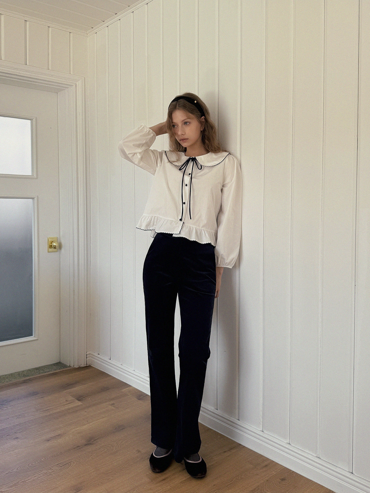 Avern Corduroy Semi Bootcut Long Pants