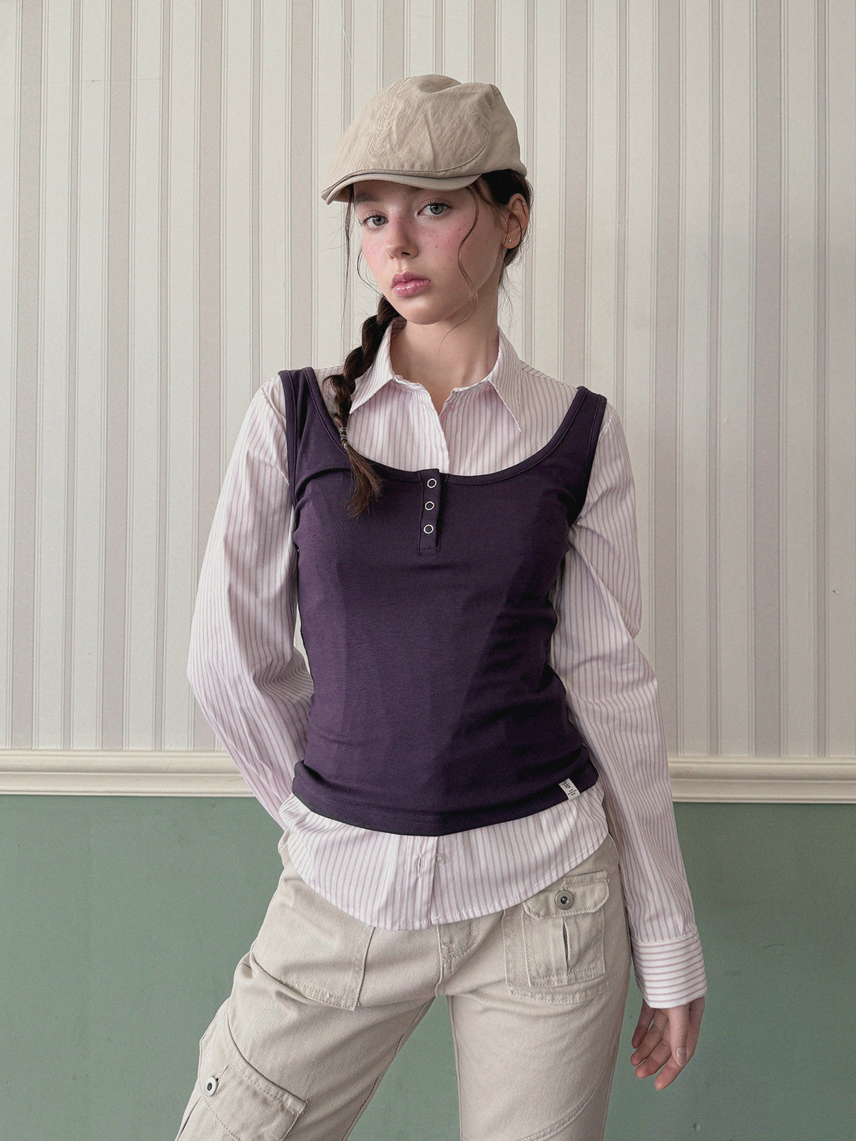 Bandi Pocket Semi-Bootcut Long Pants