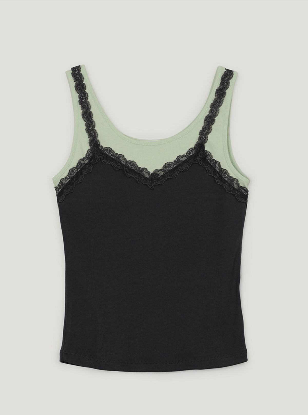 Deoel Contrast Layered Strap Sleeveless Top