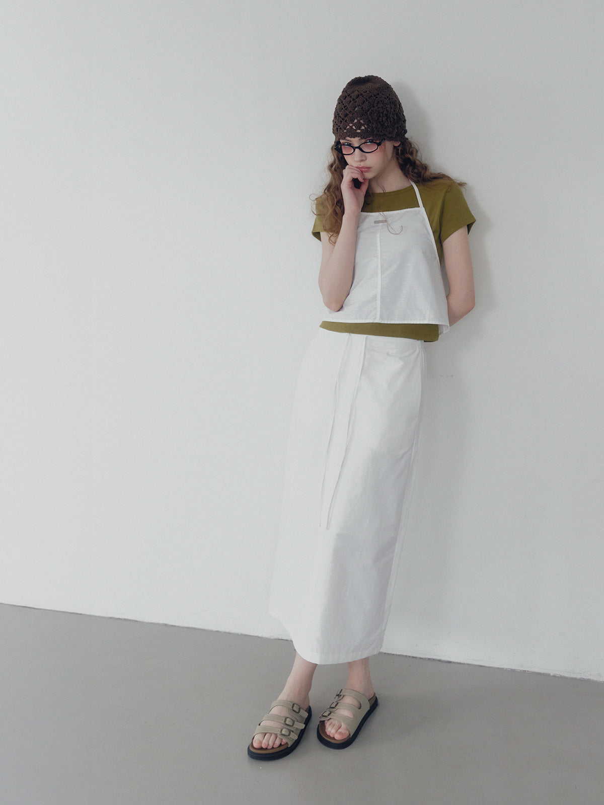 Chetin Halter Sleeveless & Skirt Set