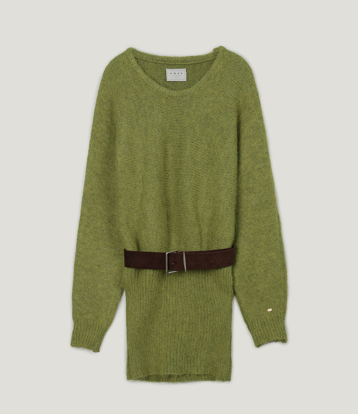 Rein Loose-Fit Knit Dress (Belt Set)