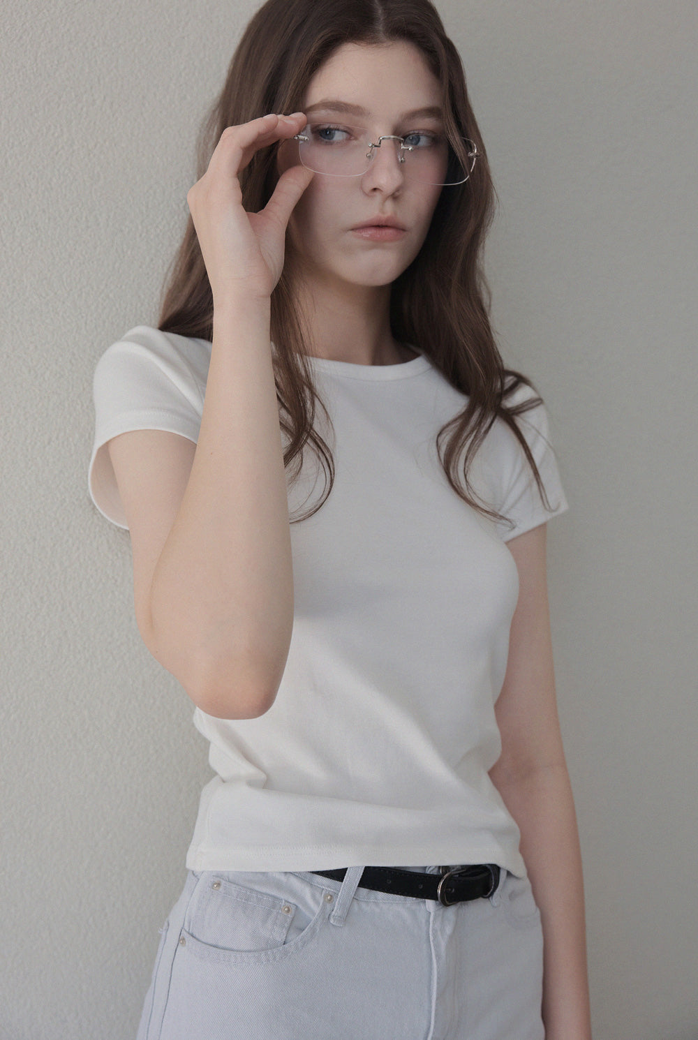 Earlit Basic Round Short-Sleeve T-Shirt