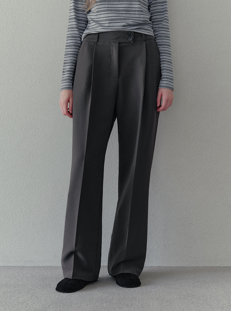 Biel two-button wide slacks | View 5