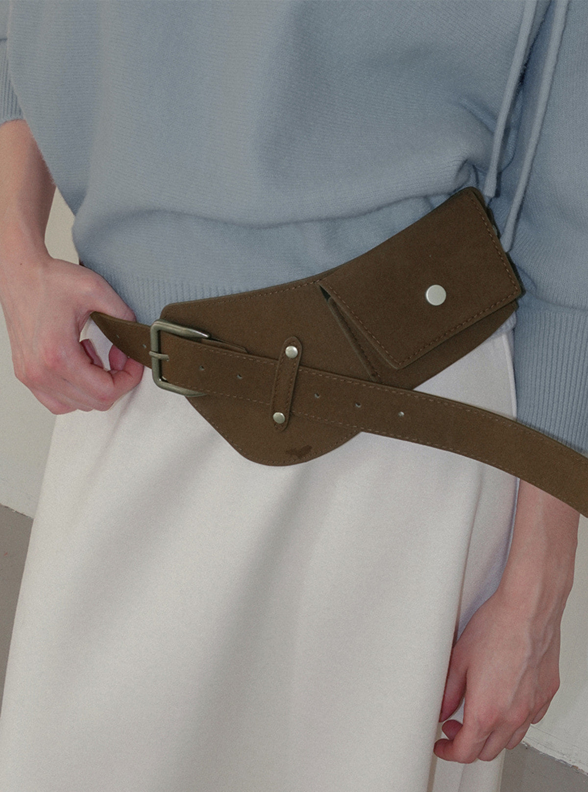 Nean suede mini pocket belt | View 3