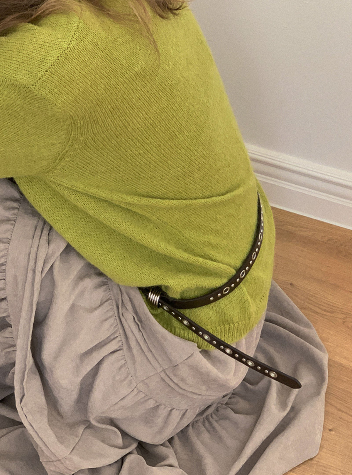 Ake Eyelet Multi-Ring Belt