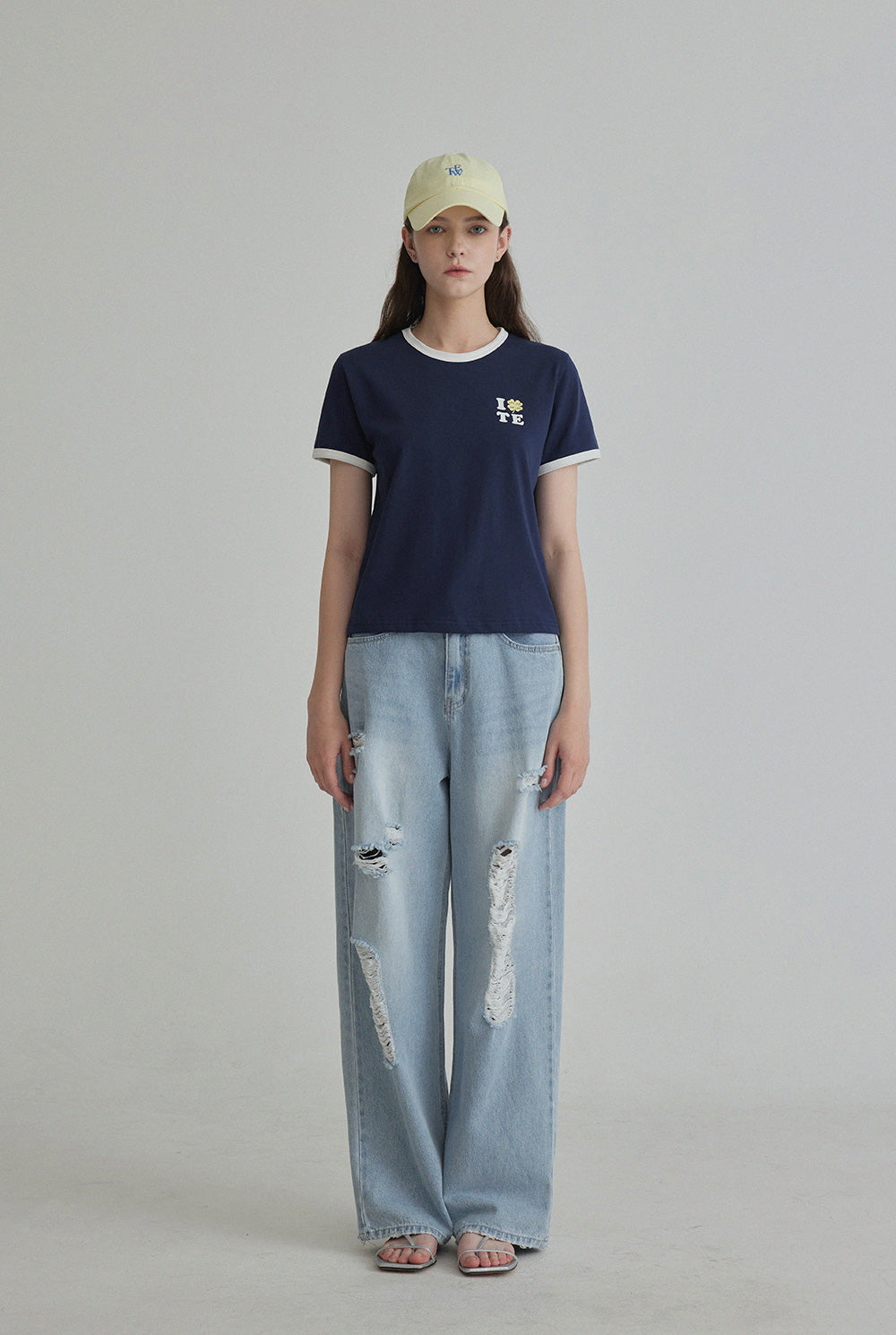 Clover Contrast Ringer T-Shirt