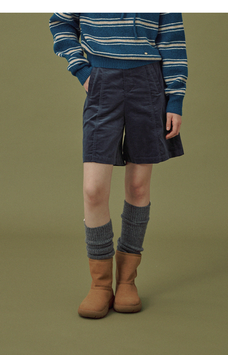 Chief Corduroy Half Pants