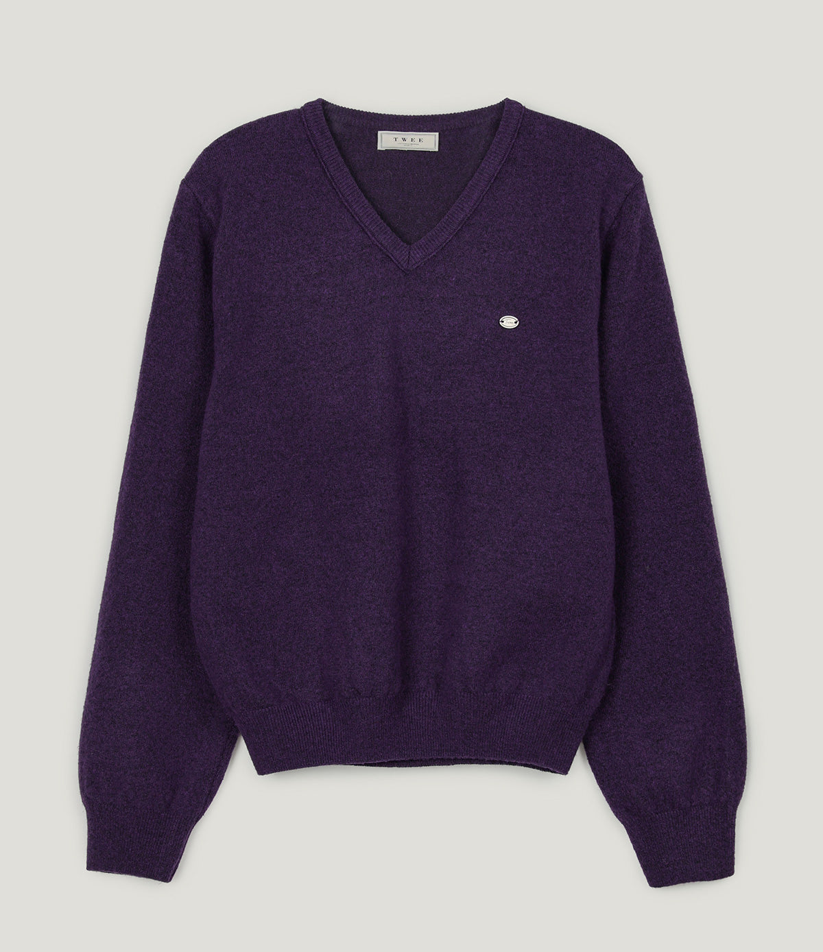 Lena Basic V-Neck Knit Top