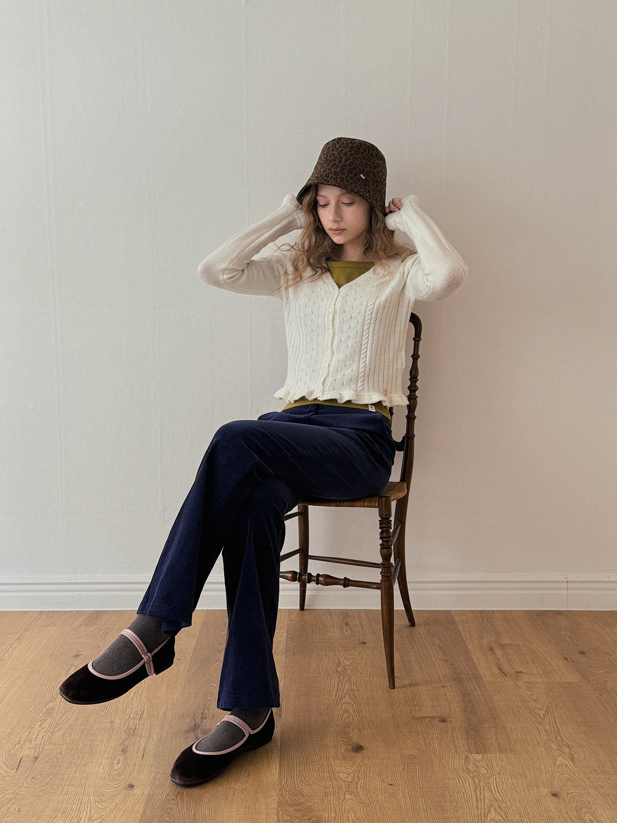 Avern Corduroy Semi Bootcut Long Pants