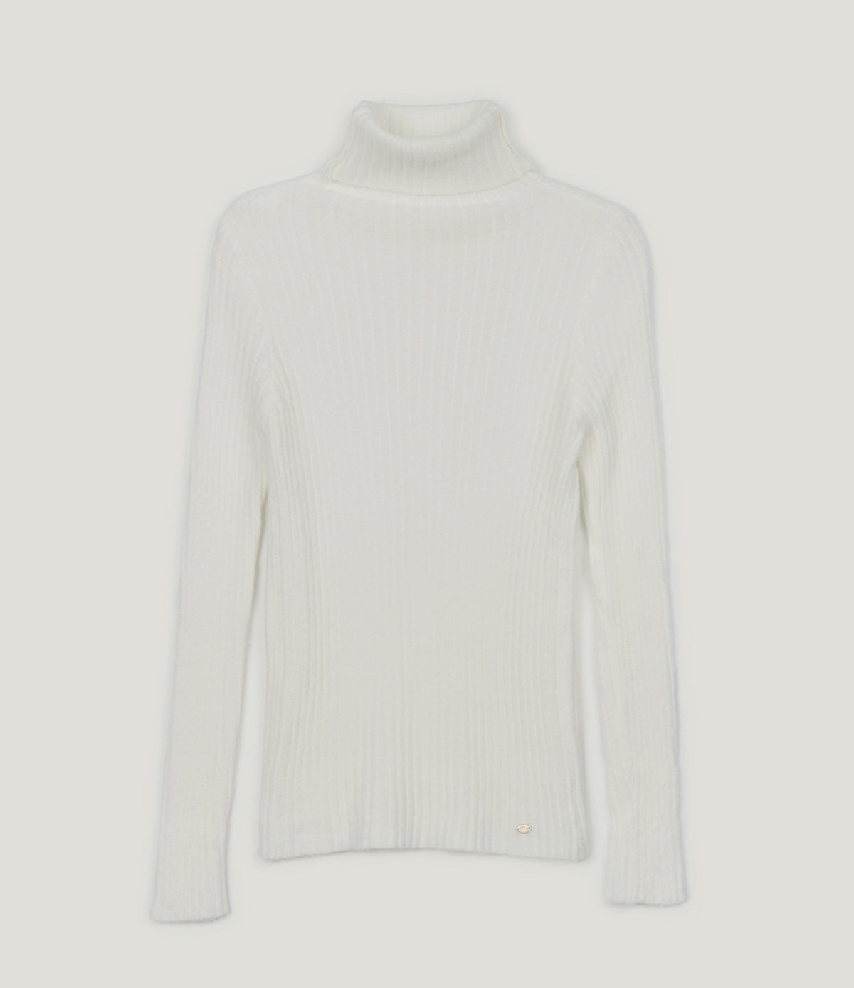 Believe Ribbed Turtleneck Knit Top