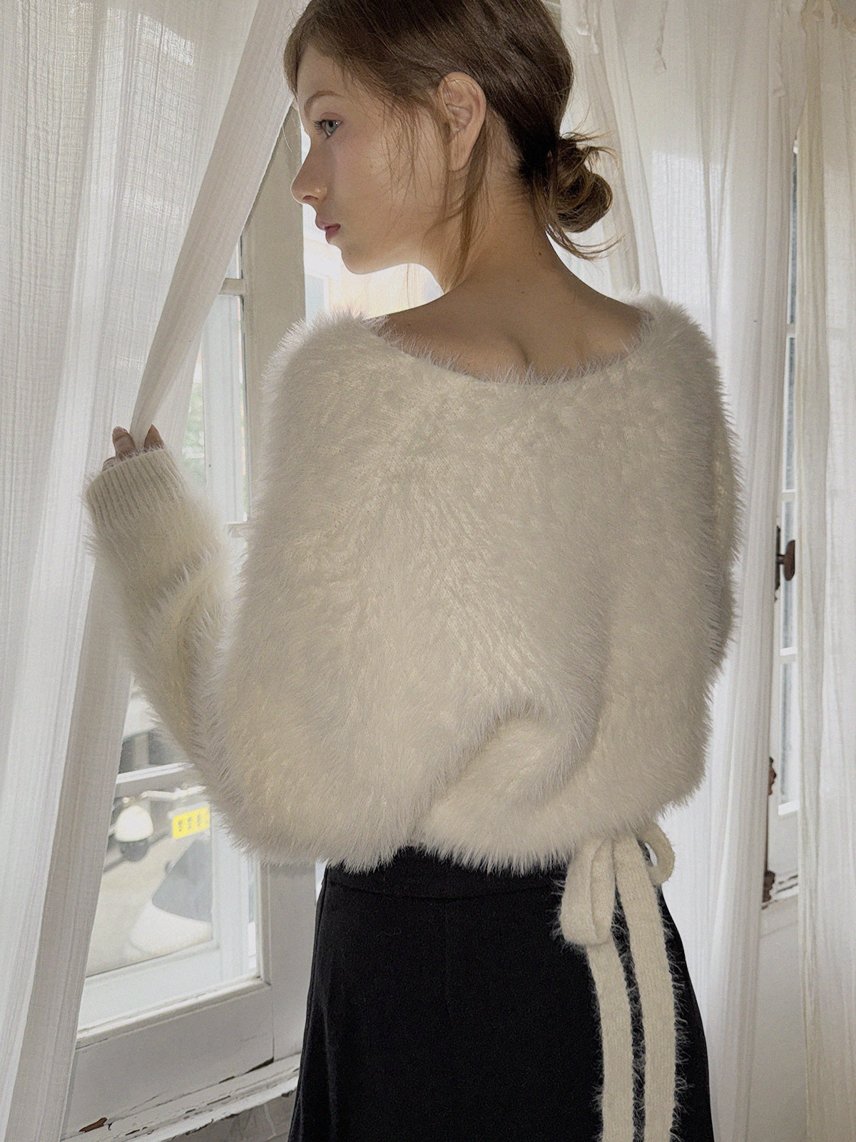 Hollen Back-Strap Knit Sweater