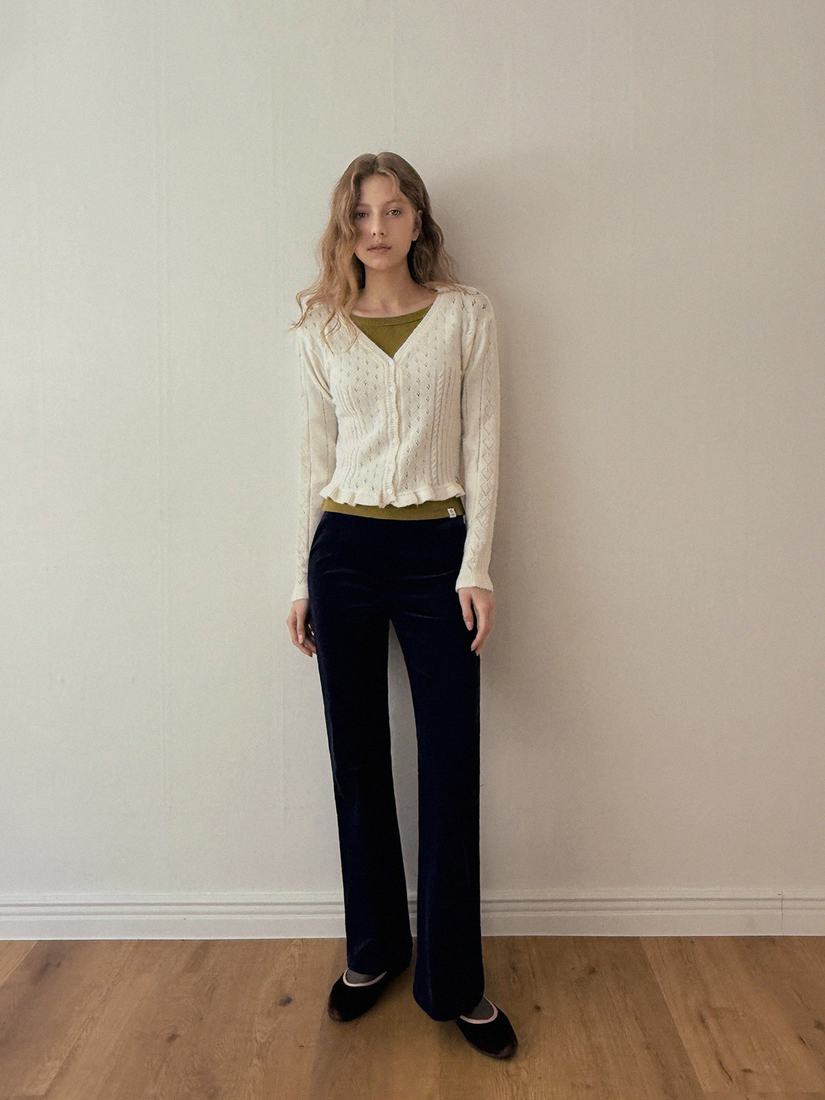 Avern Corduroy Semi Bootcut Long Pants