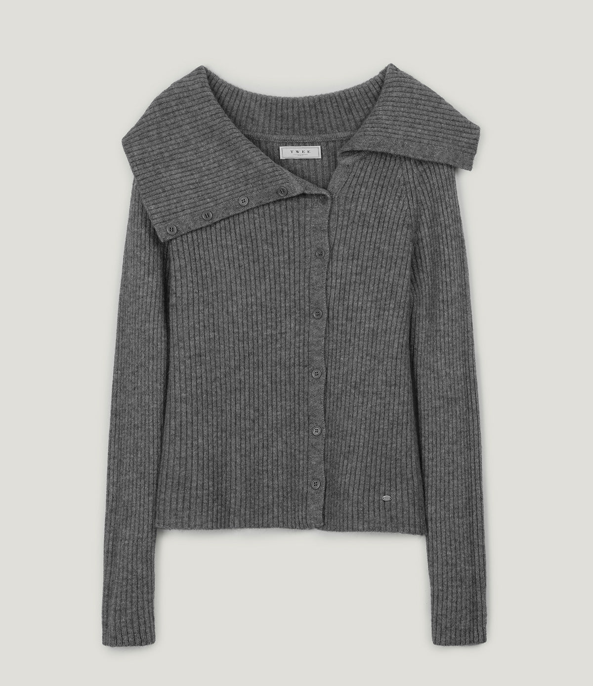 Cohen Sailor Unbalanced Button Knit