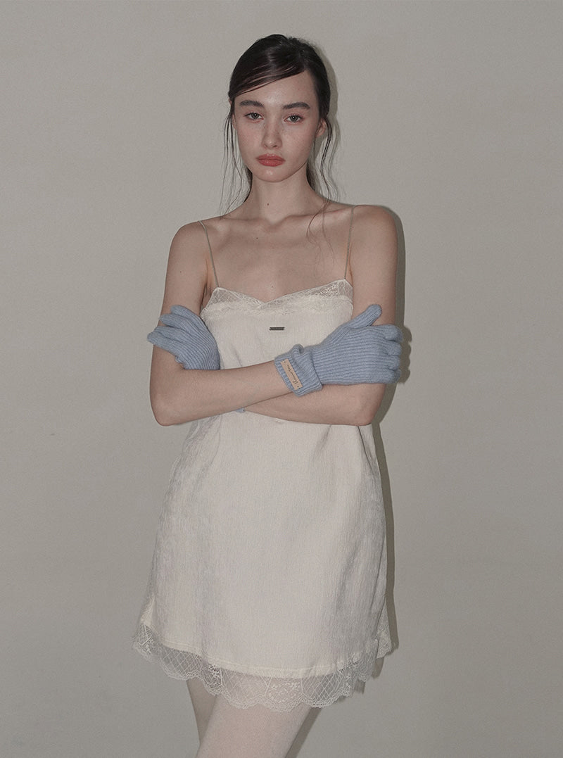 Iden lace suede sleeveless top | View 3