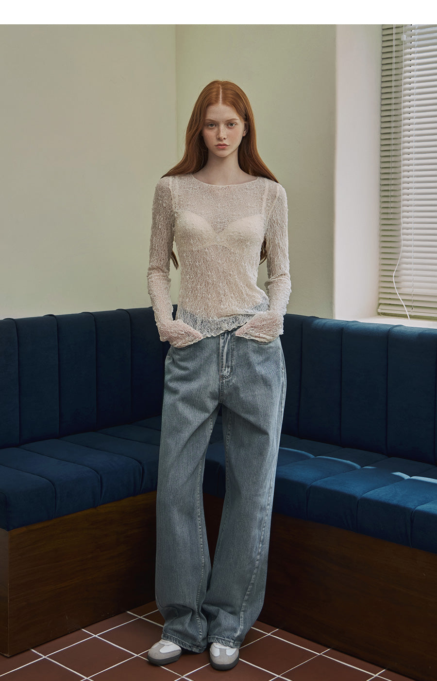 Evernon lace see-through t-shirt