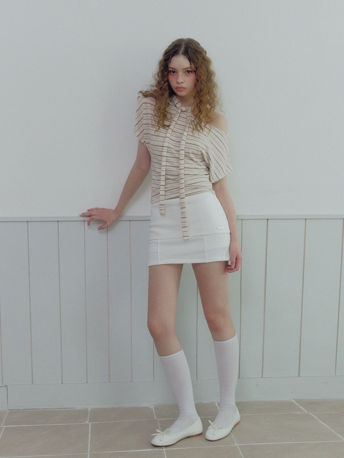 Bonir Folding Mini Skirt