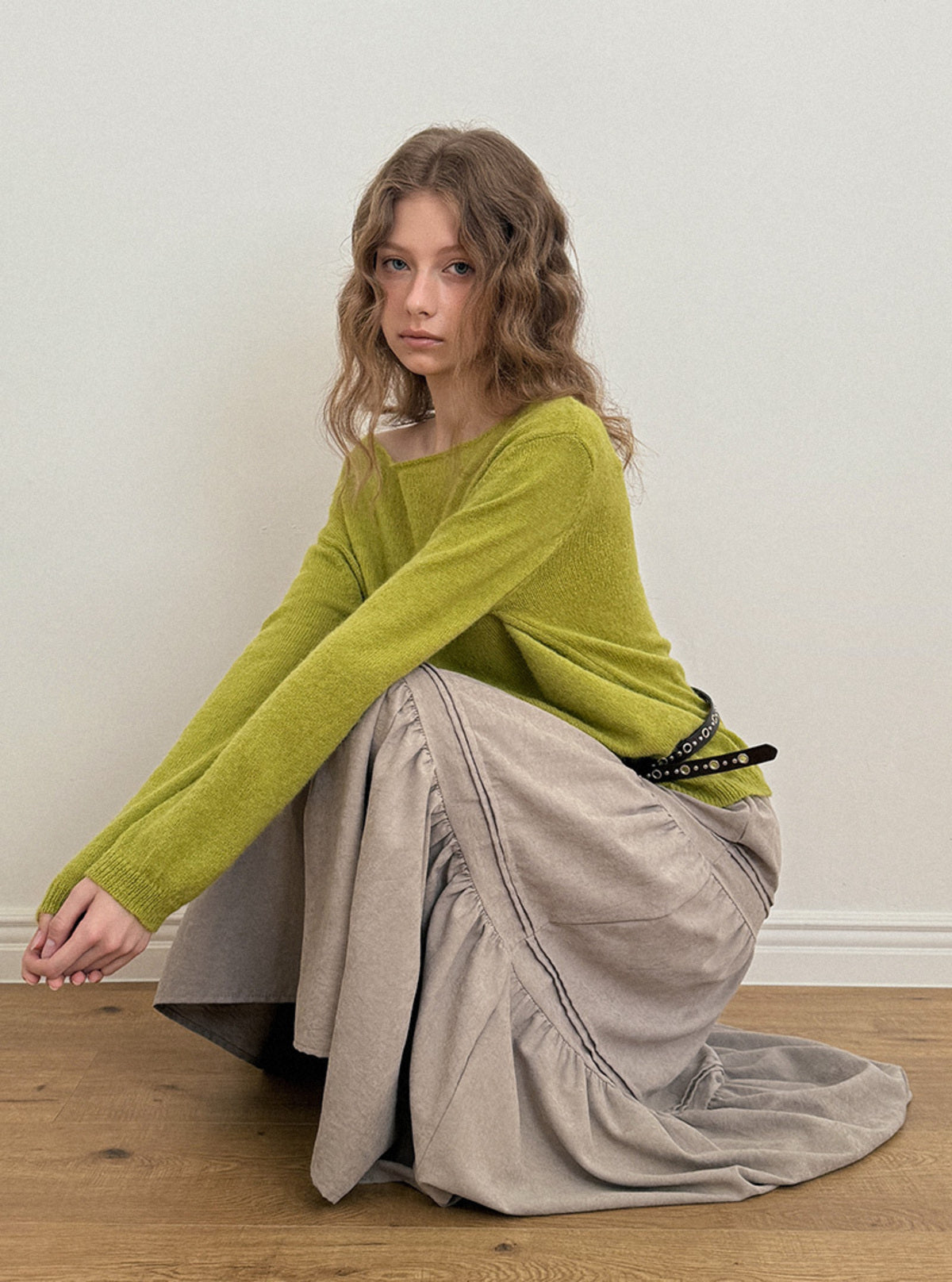 Ake Eyelet Multi-Ring Belt