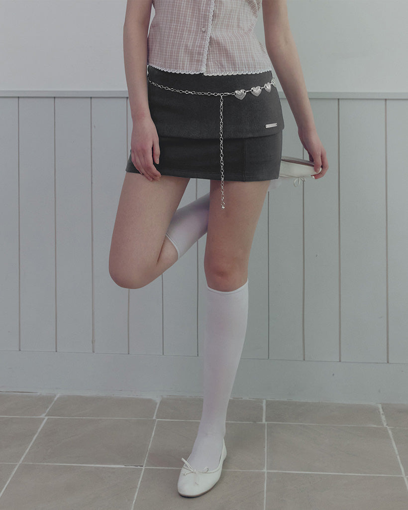Bonir Folding Mini Skirt