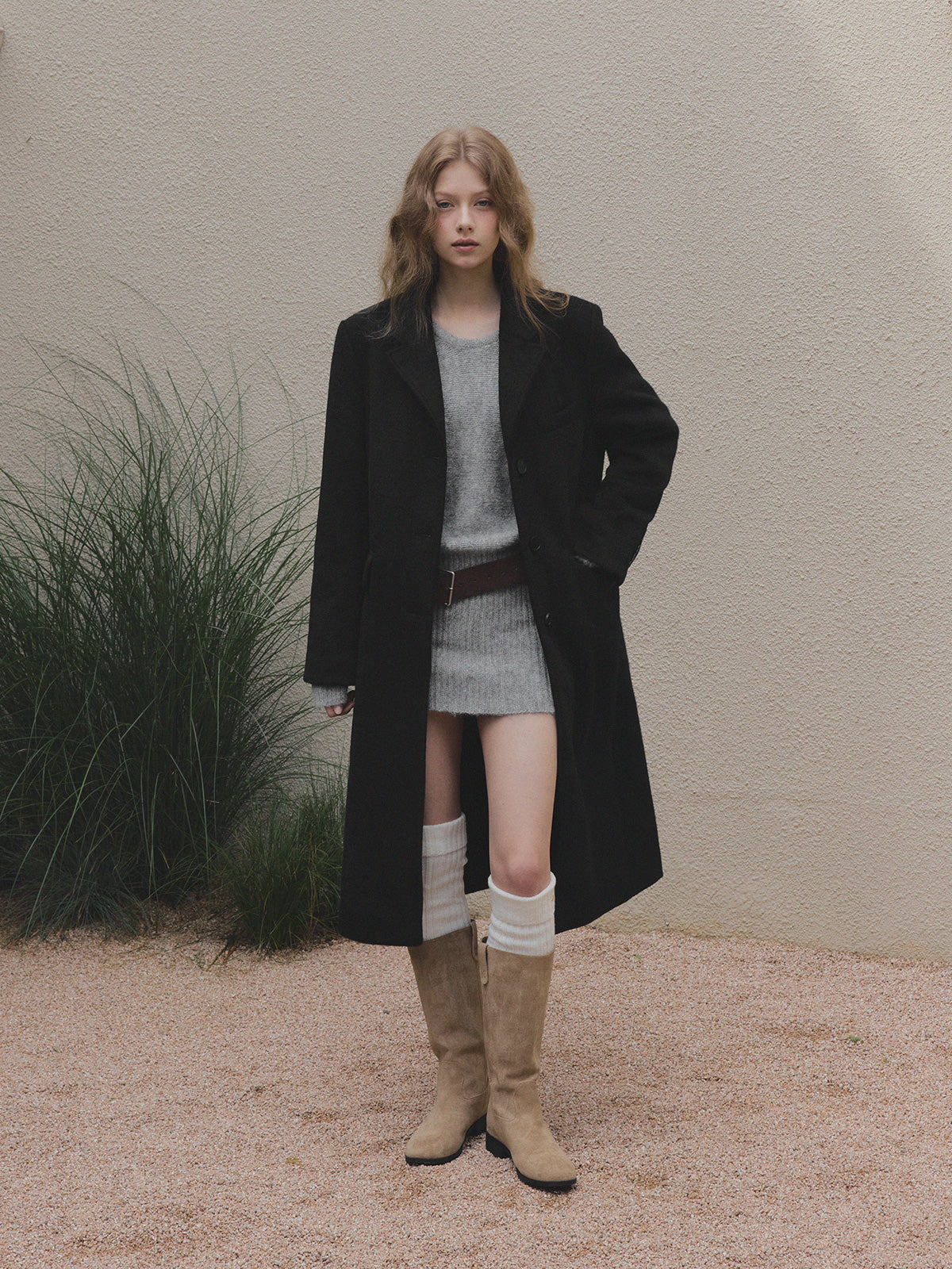 Muffin Tailored Single Long Coat