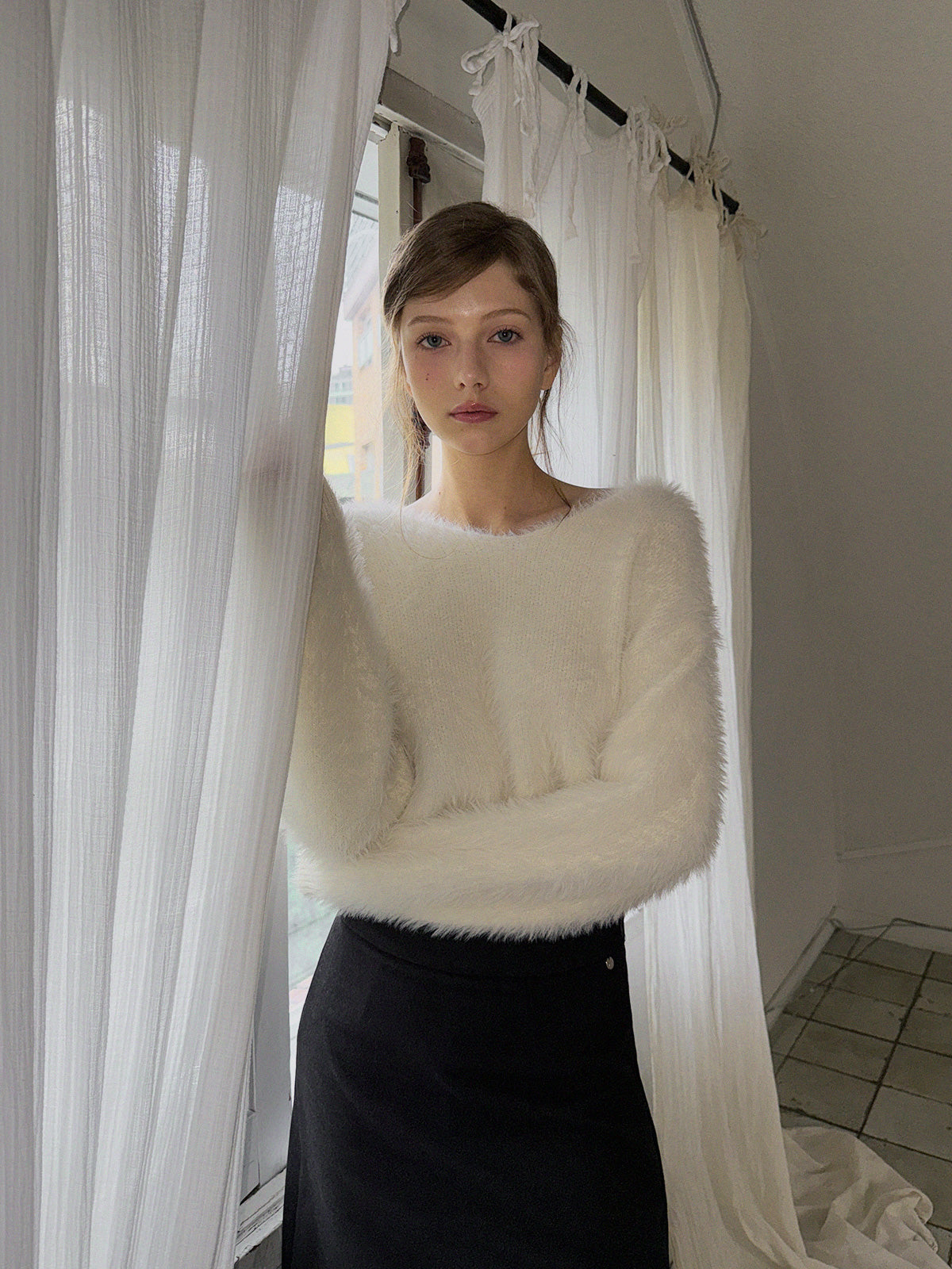 Hollen Back-Strap Knit Sweater