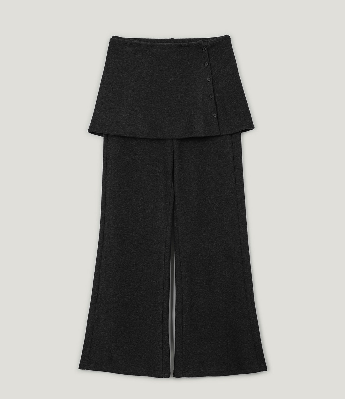 TONES Layered Wrap Skirt Long Pants