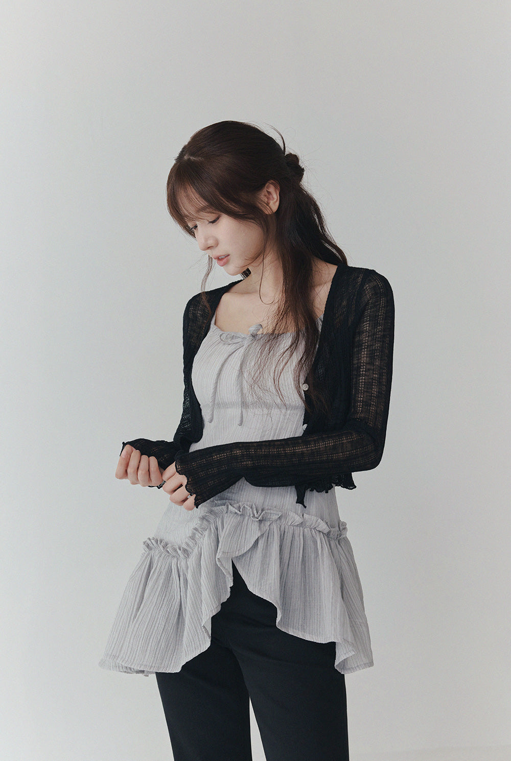 Mollin Summer Sheer Long-Sleeve Cardigan