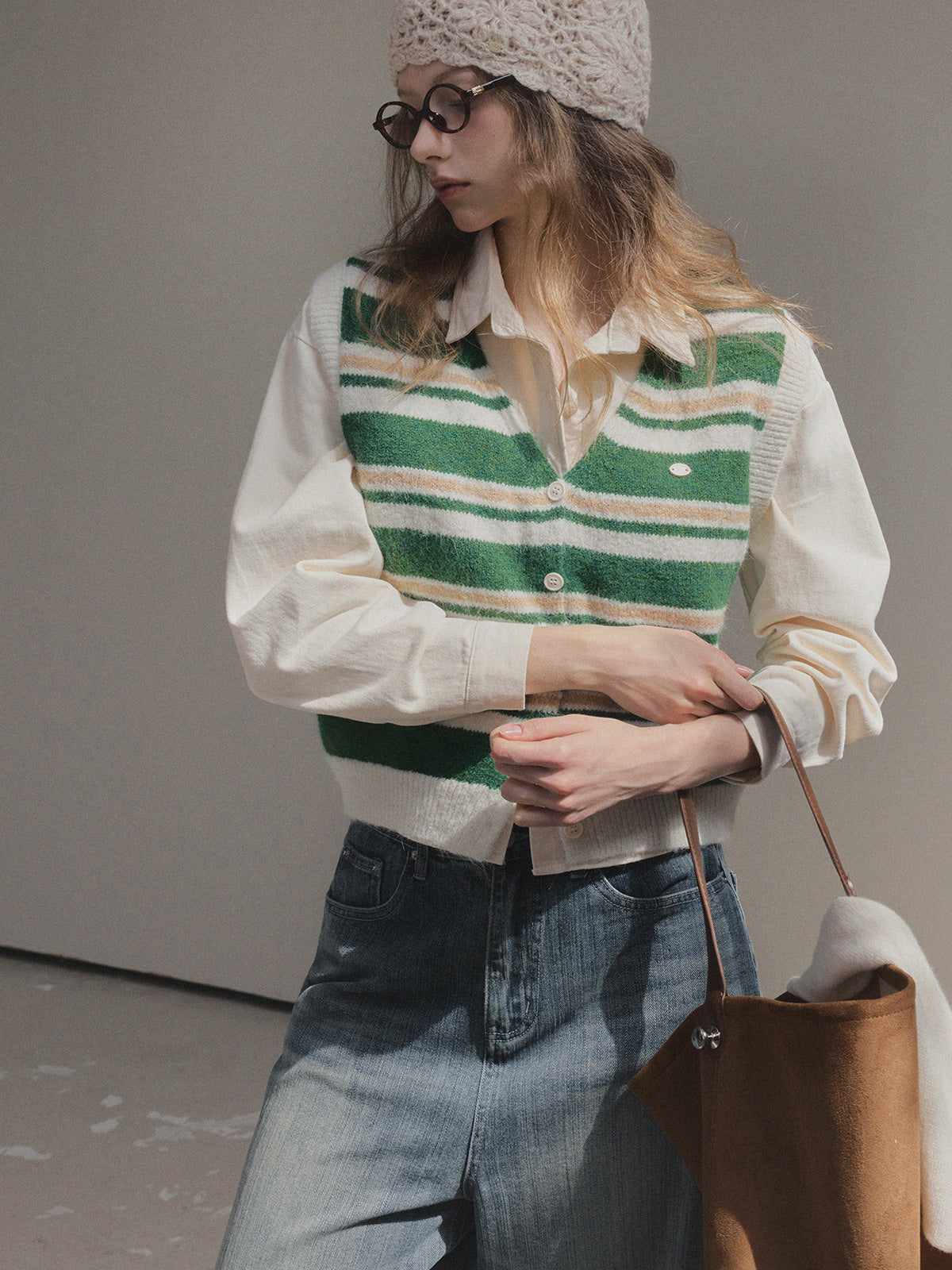 Idel Peach Pocket Long-Sleeve Shirt