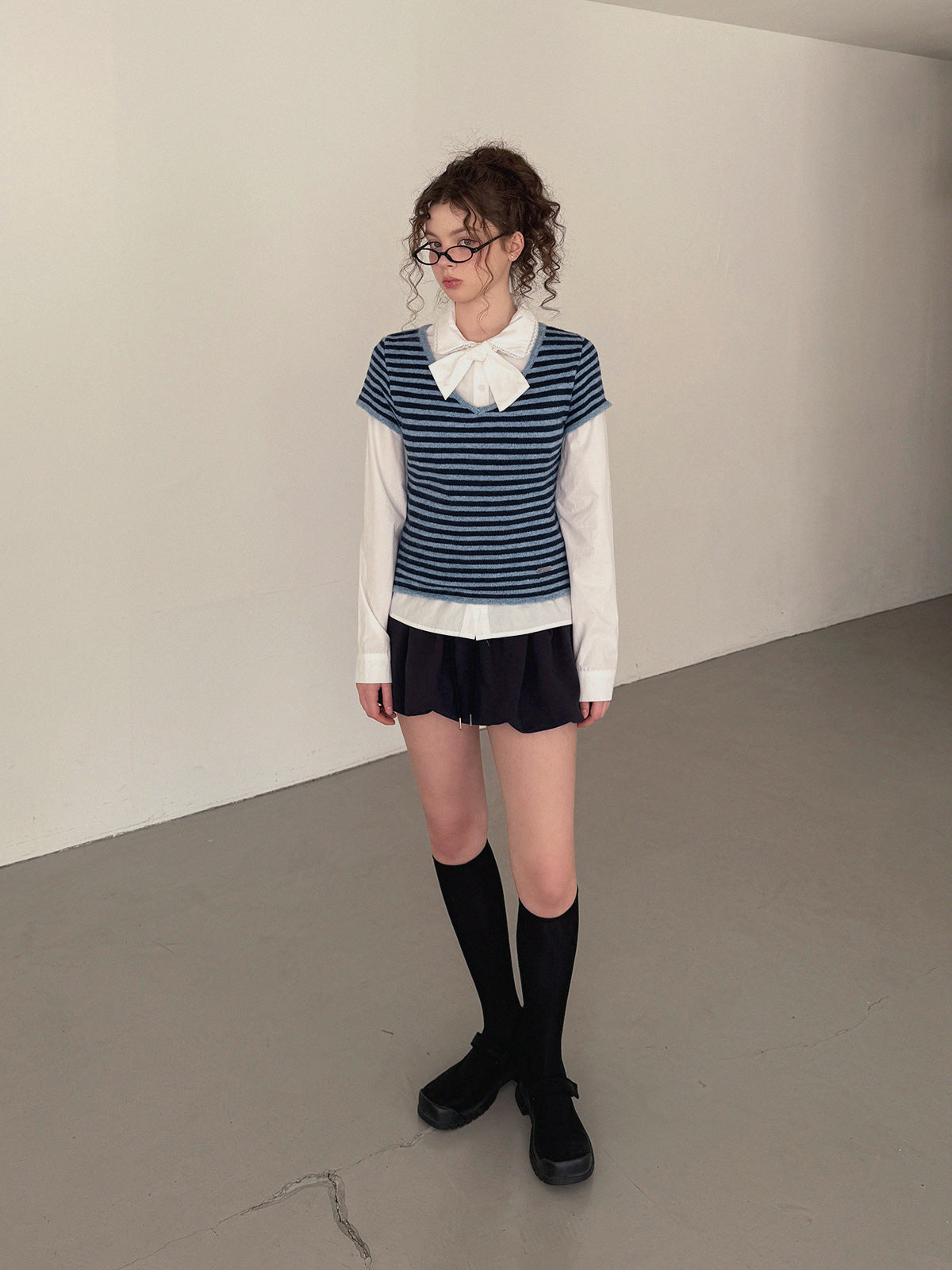 Kinko v-neck short sleeve knit