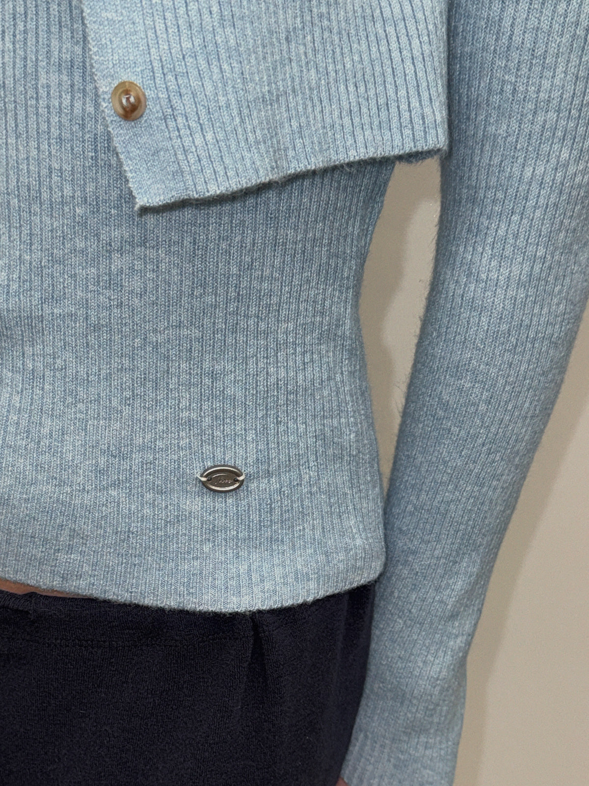 【TWEE】Eiel Lagenkragen Langarm Strickpullover