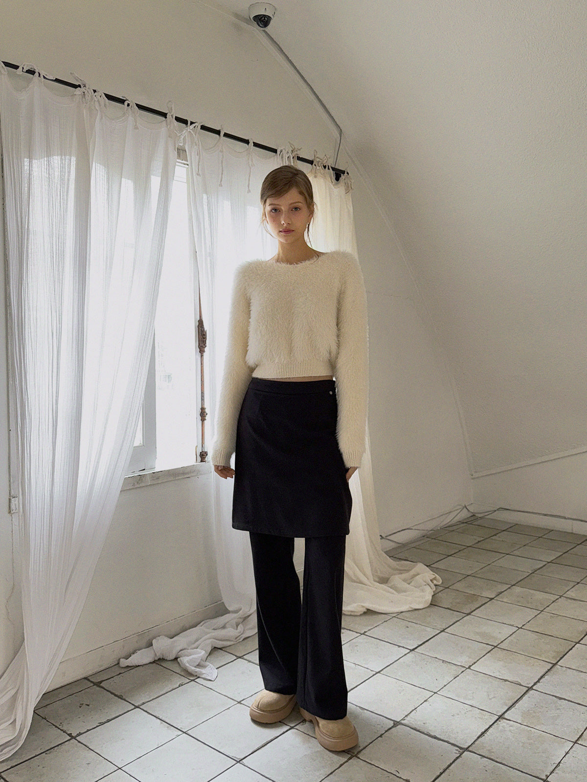 Hollen Back-Strap Knit Sweater