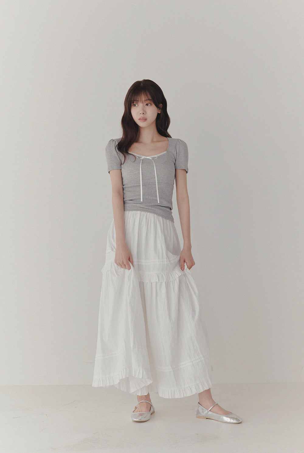 Lecheux Tie Lace Short-Sleeve T-Shirt