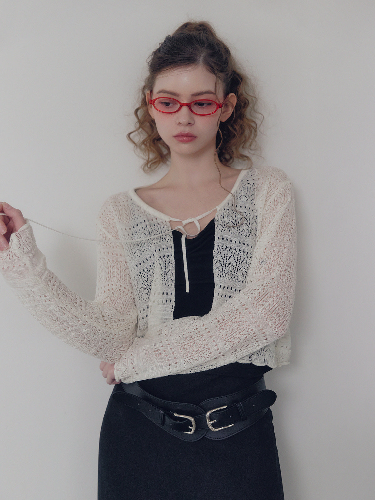 Buechen Punching Scasi Cardigan
