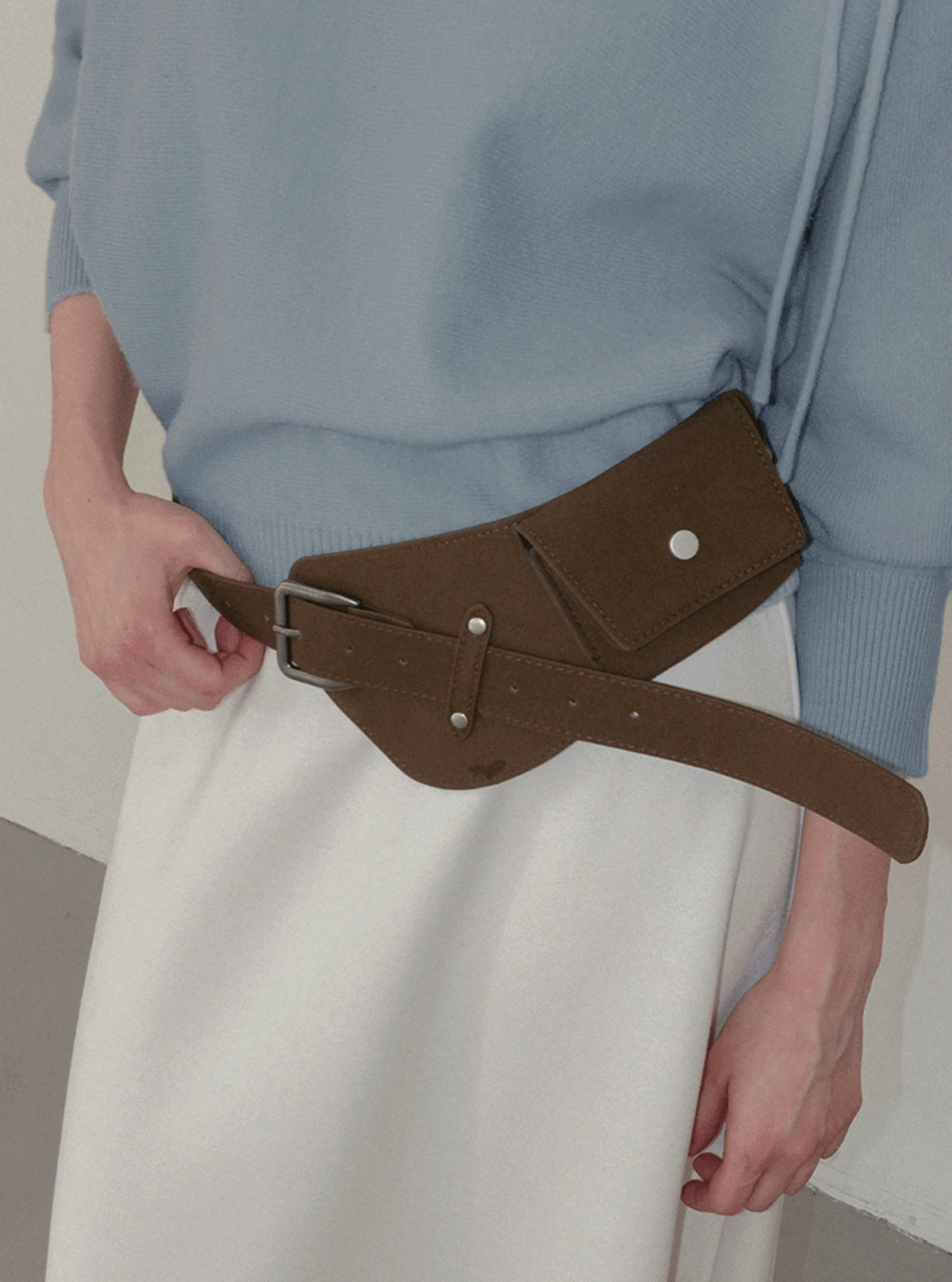 Nean suede mini pocket belt | Main