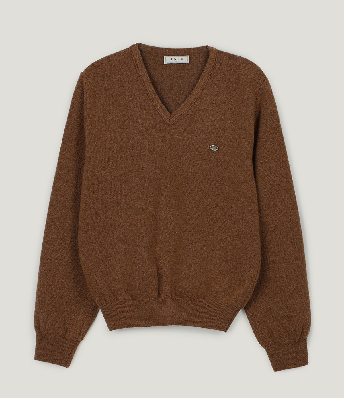 Lena Basic V-Neck Knit Top