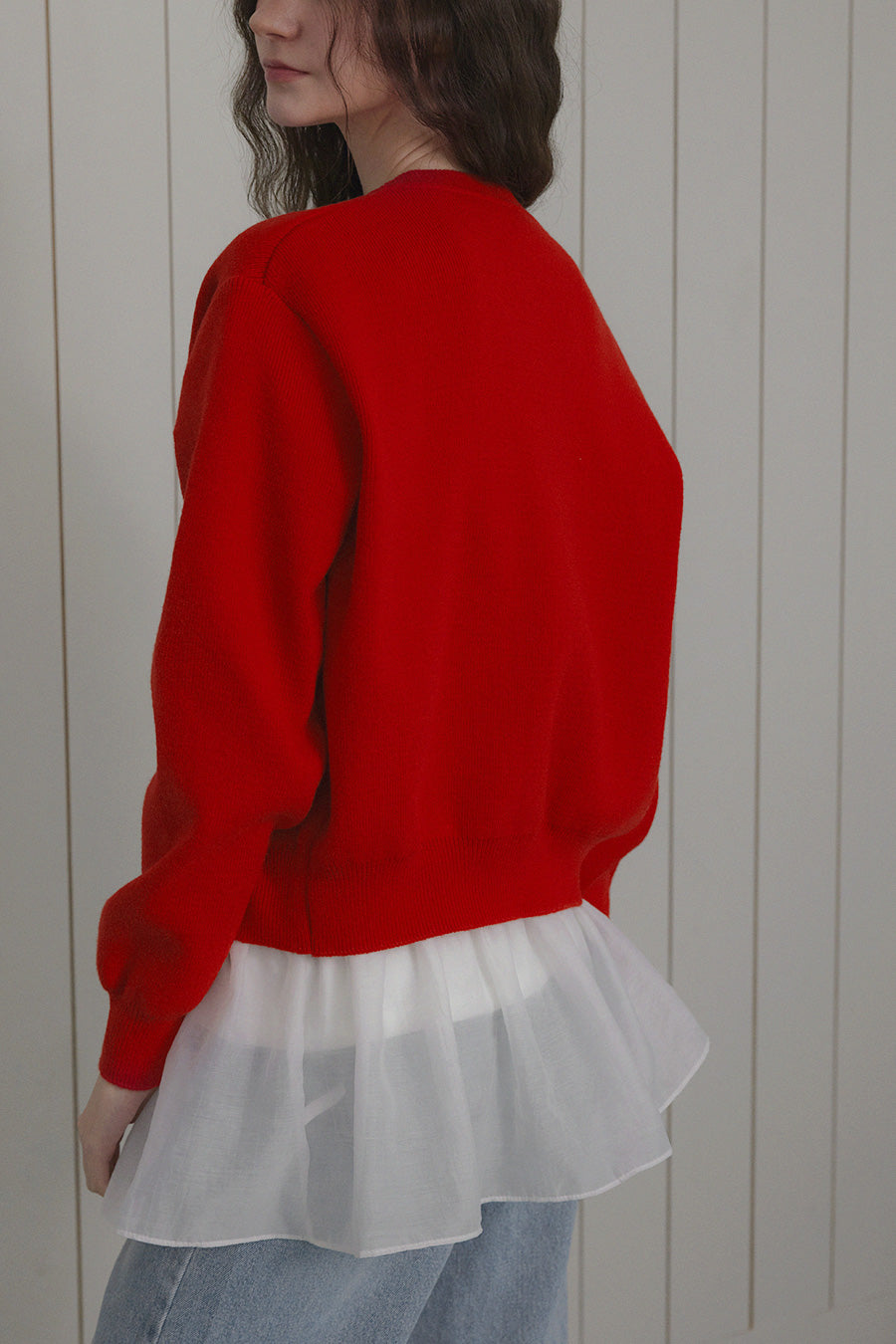 Rozia Round Button Cardigan