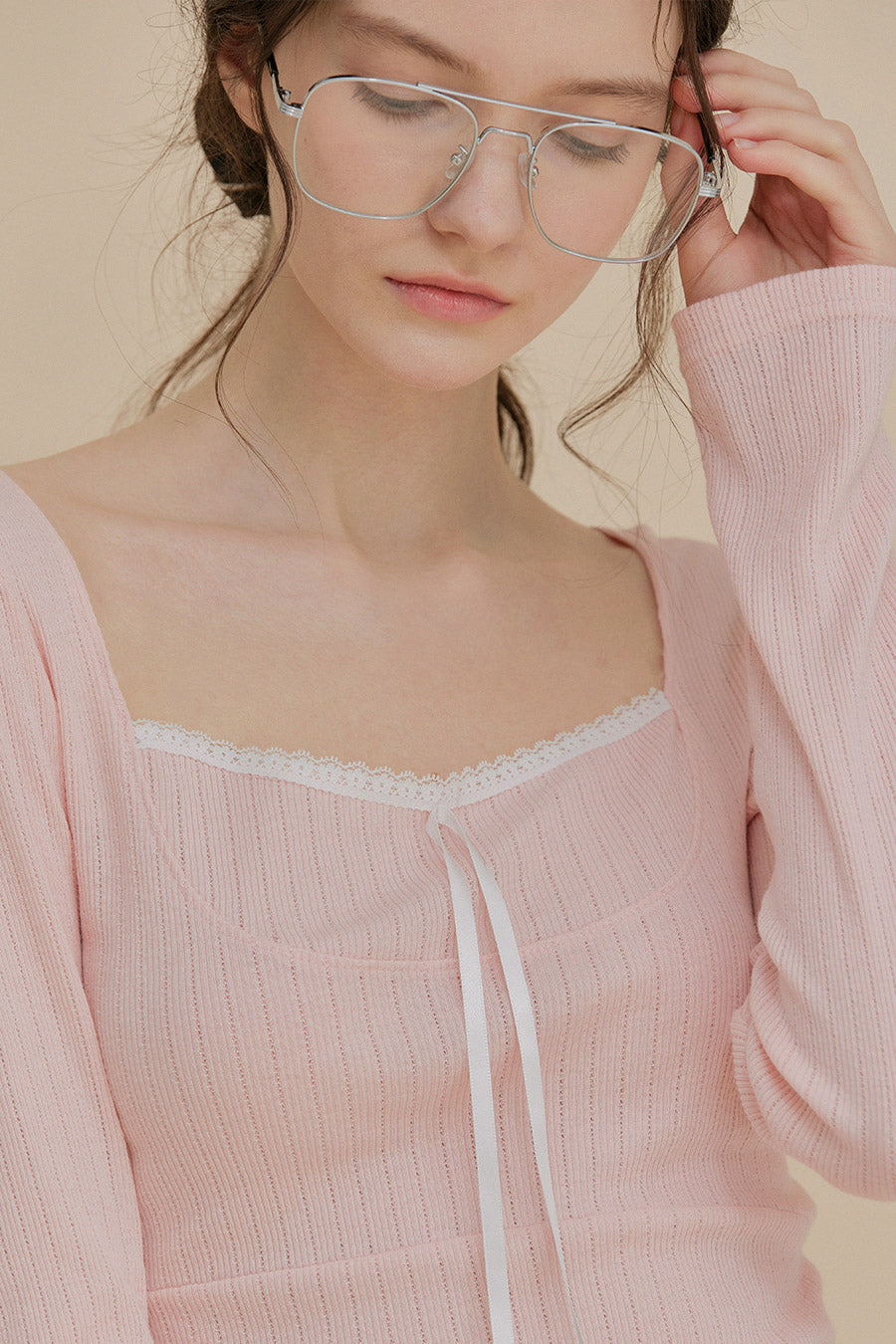 Leche Tie Lace T-Shirt