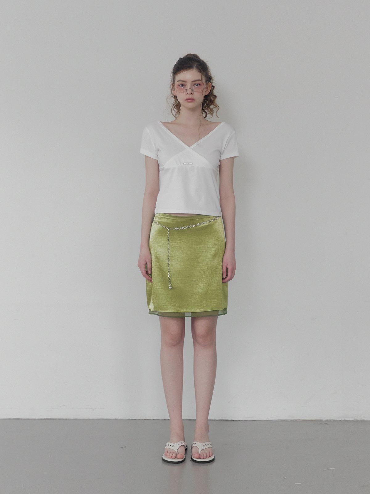 Palet v wrap short sleeve t-shirt