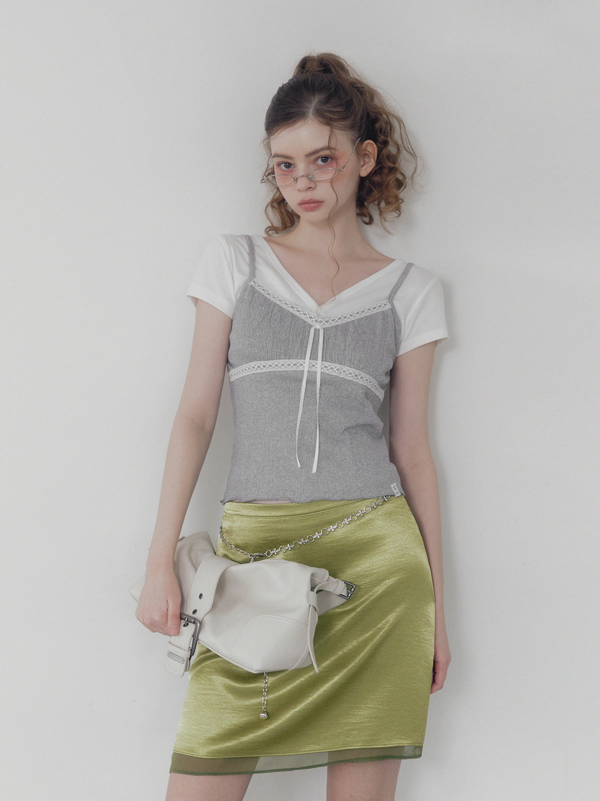 Palet v wrap short sleeve t-shirt
