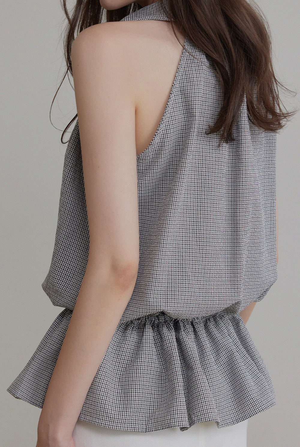 Emkin Collar Flare Blouse