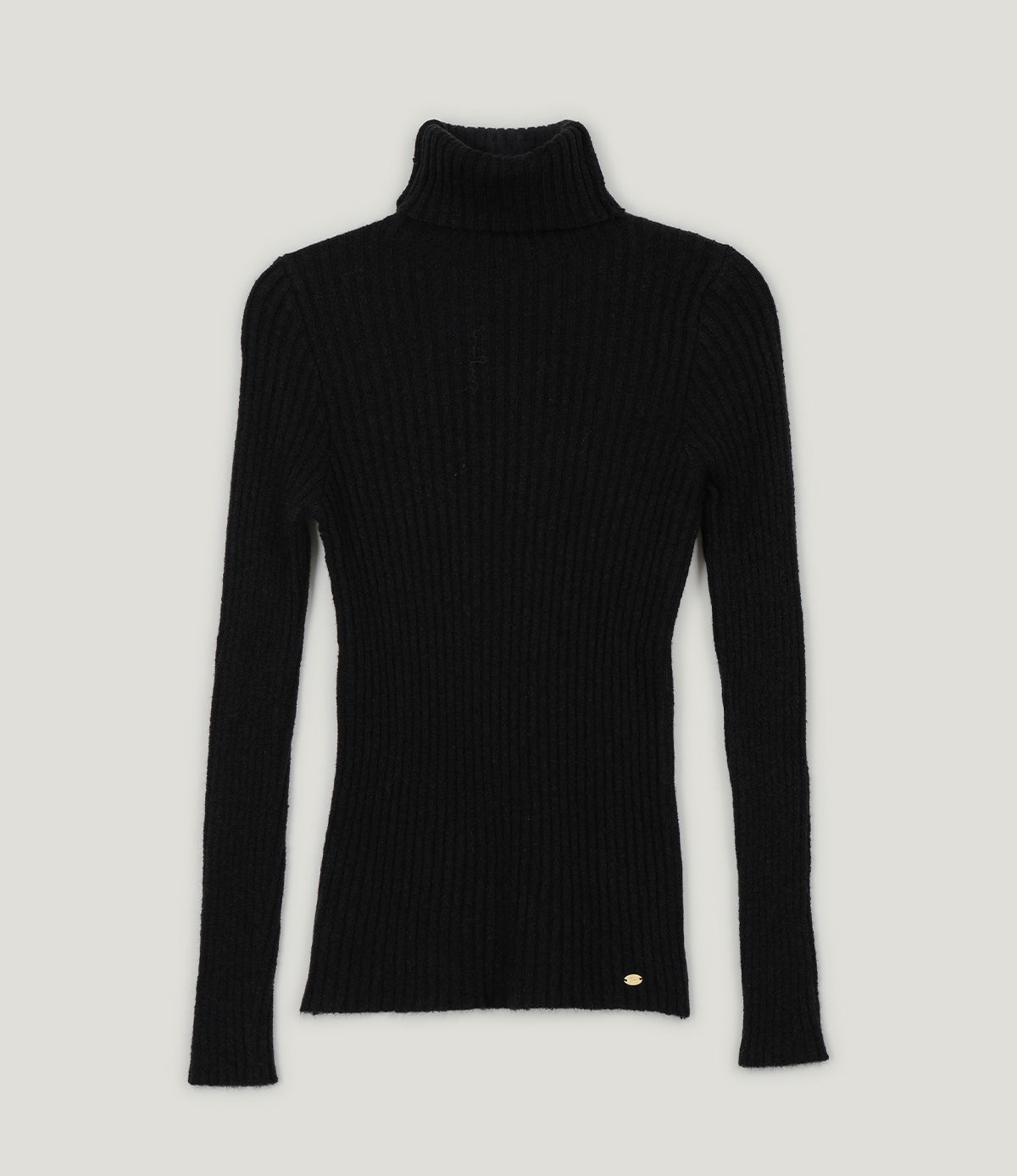 Believe Ribbed Turtleneck Knit Top