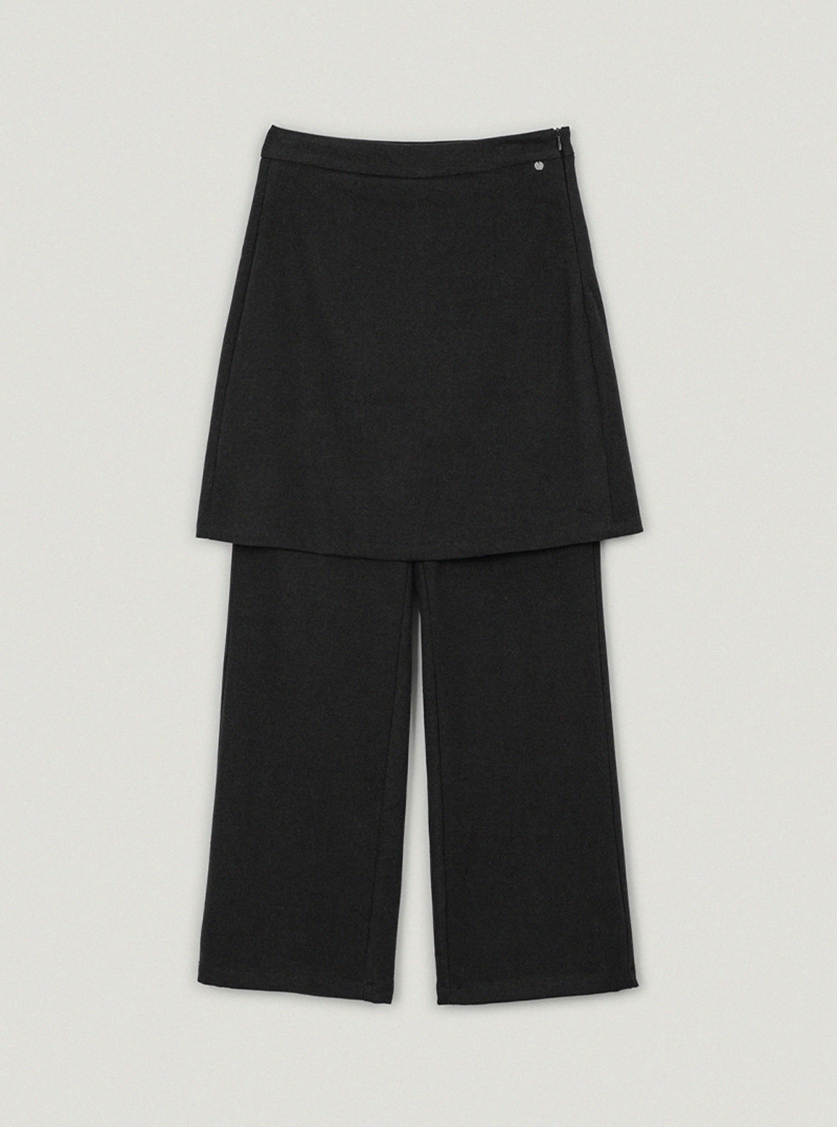 Deril Layered Skirt Wide Long Pants