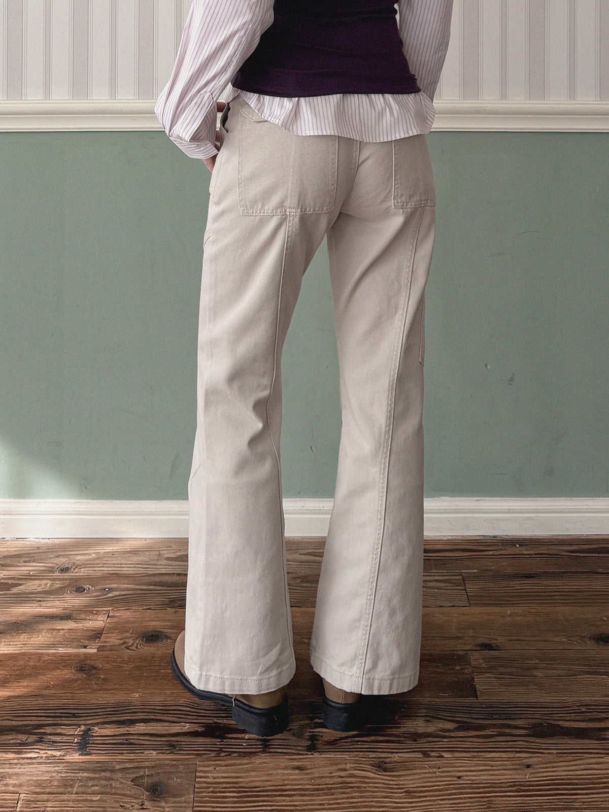 Bandi Pocket Semi-Bootcut Long Pants