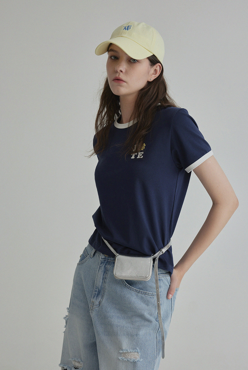 Clover Contrast Ringer T-Shirt