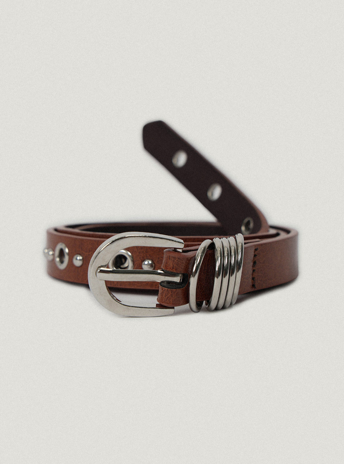 Ake Eyelet Multi-Ring Belt