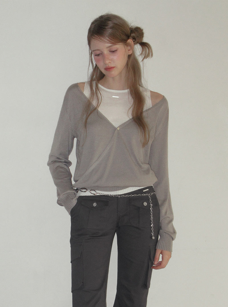 TWEE Kochel wave ring chain belt | Product styling view 5