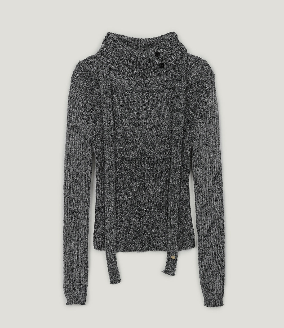 Auburn Asym Button Knit (with Strap)